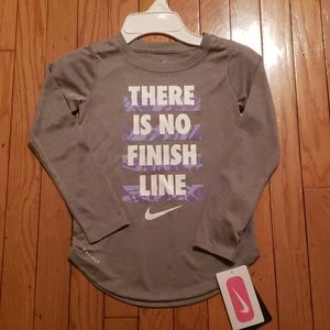 Girls Nike Dry Fit Long Sleeved Top